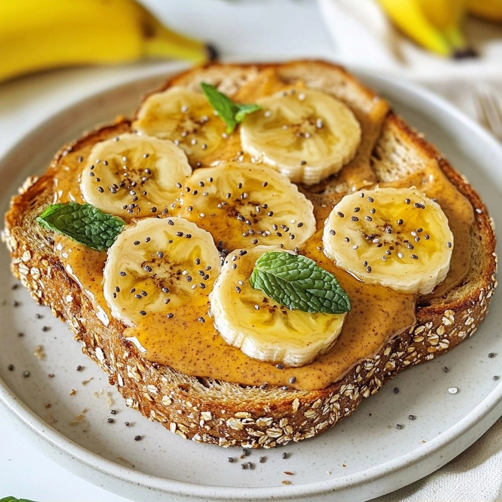 Nutty Simple Cooking Almond Butter Banana Toast Treat