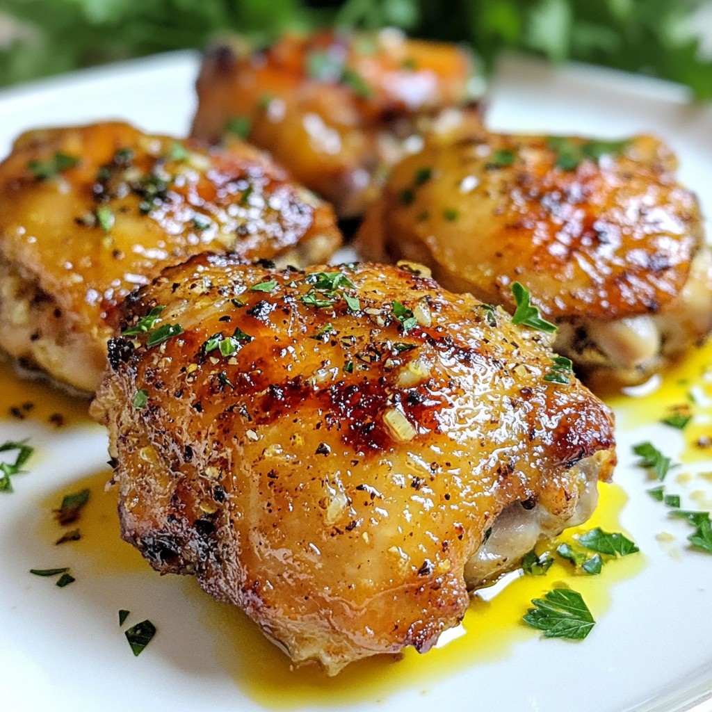 Zesty Quick Recipes Lemon Herb Chicken Thighs Delight