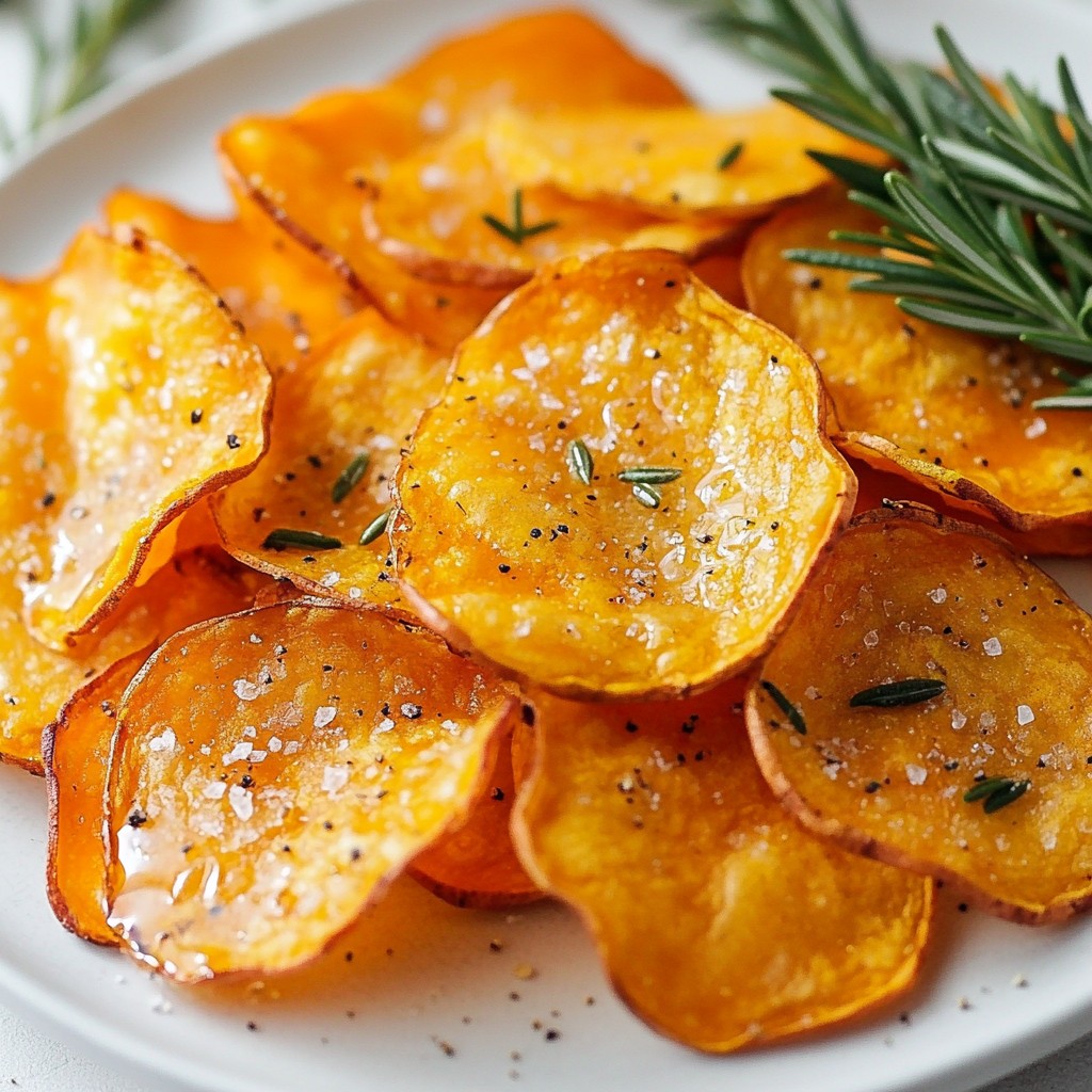 Crunchy Quick Snacks Sweet Potato Chips Recipe