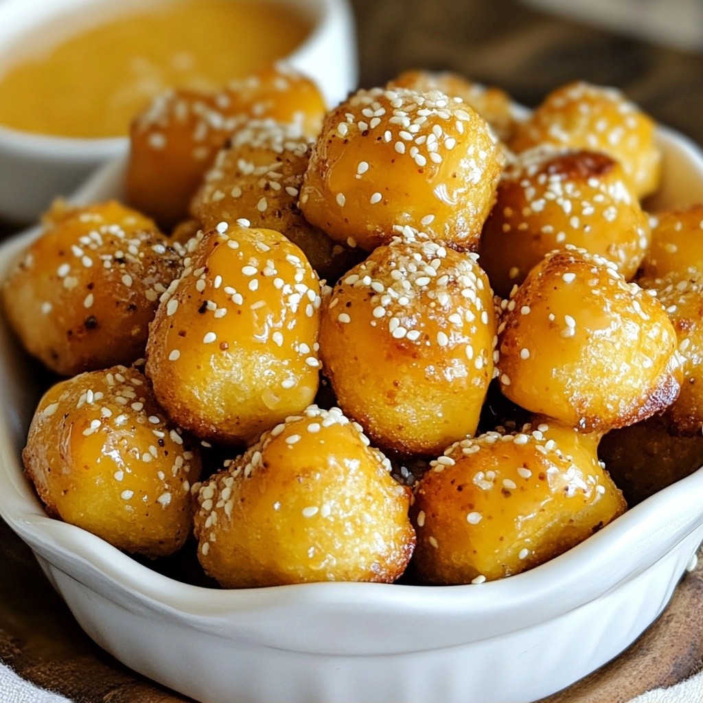 Crunchy Quick Snacks Honey Mustard Pretzel Bites