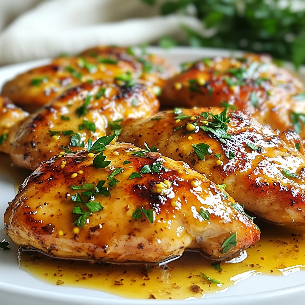 Tangy Quick Recipes Honey Mustard Chicken Breasts