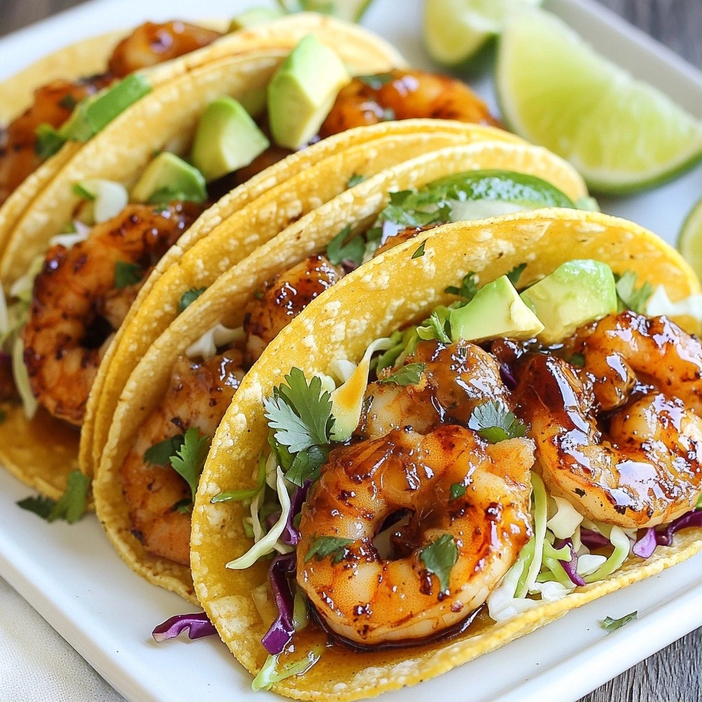 Sizzling Honey Garlic Shrimp Tacos Easy and Flavorful