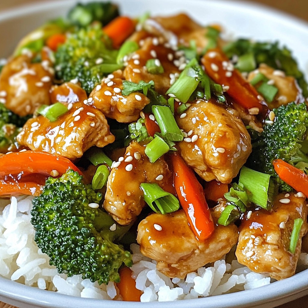 Hearty Fast Dinners Chicken and Broccoli Stir Fry