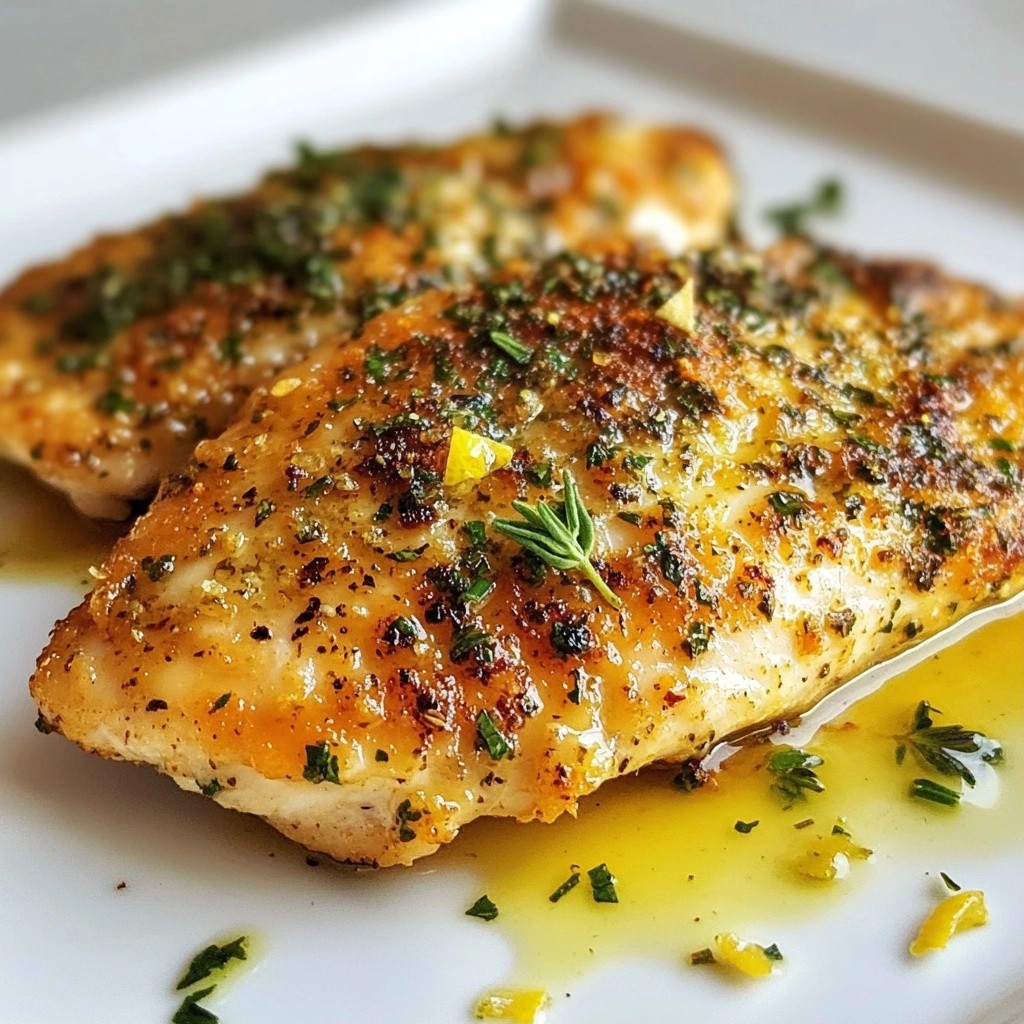 Gourmet 30-Minute Meals Herb-Crusted Chicken Breasts