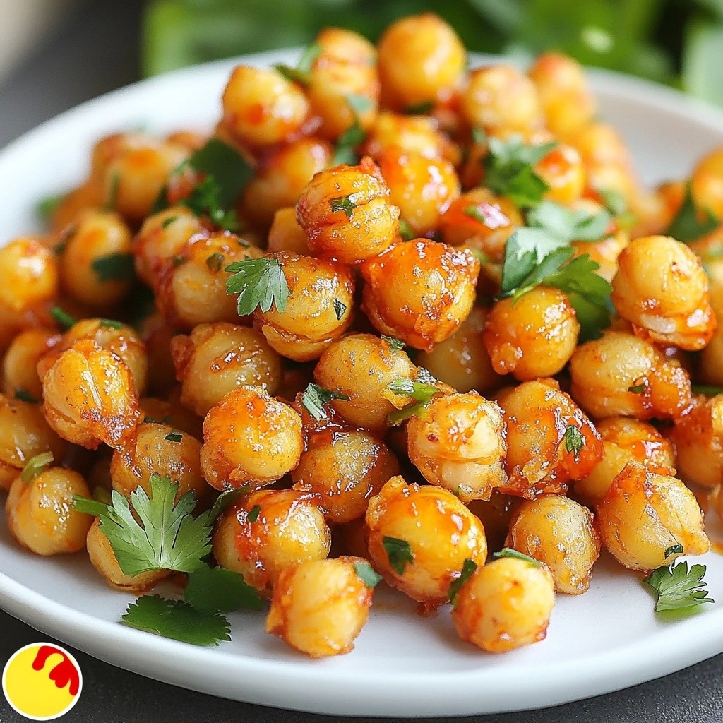Spicy Quick Snacks Sriracha Chickpea Bites Recipe