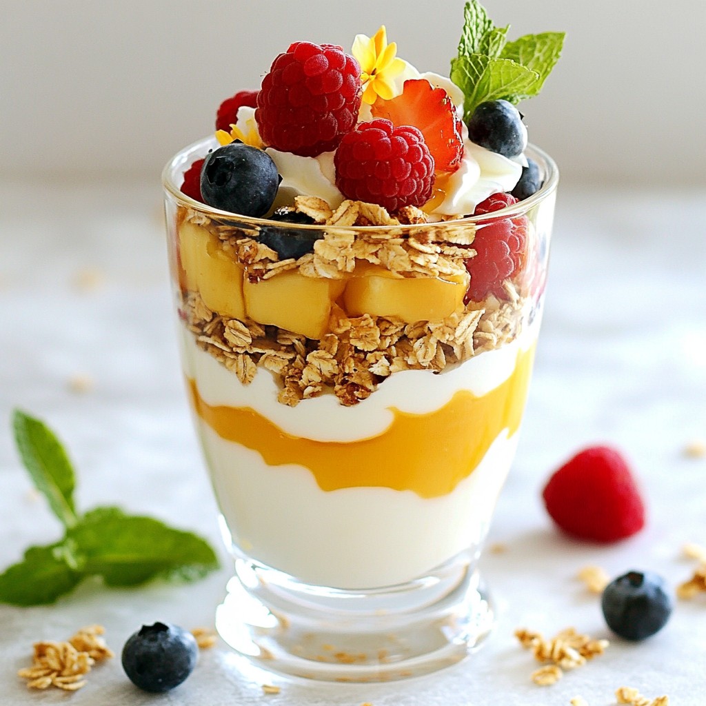 Fast Easy Meals Greek Yogurt Parfait Delight