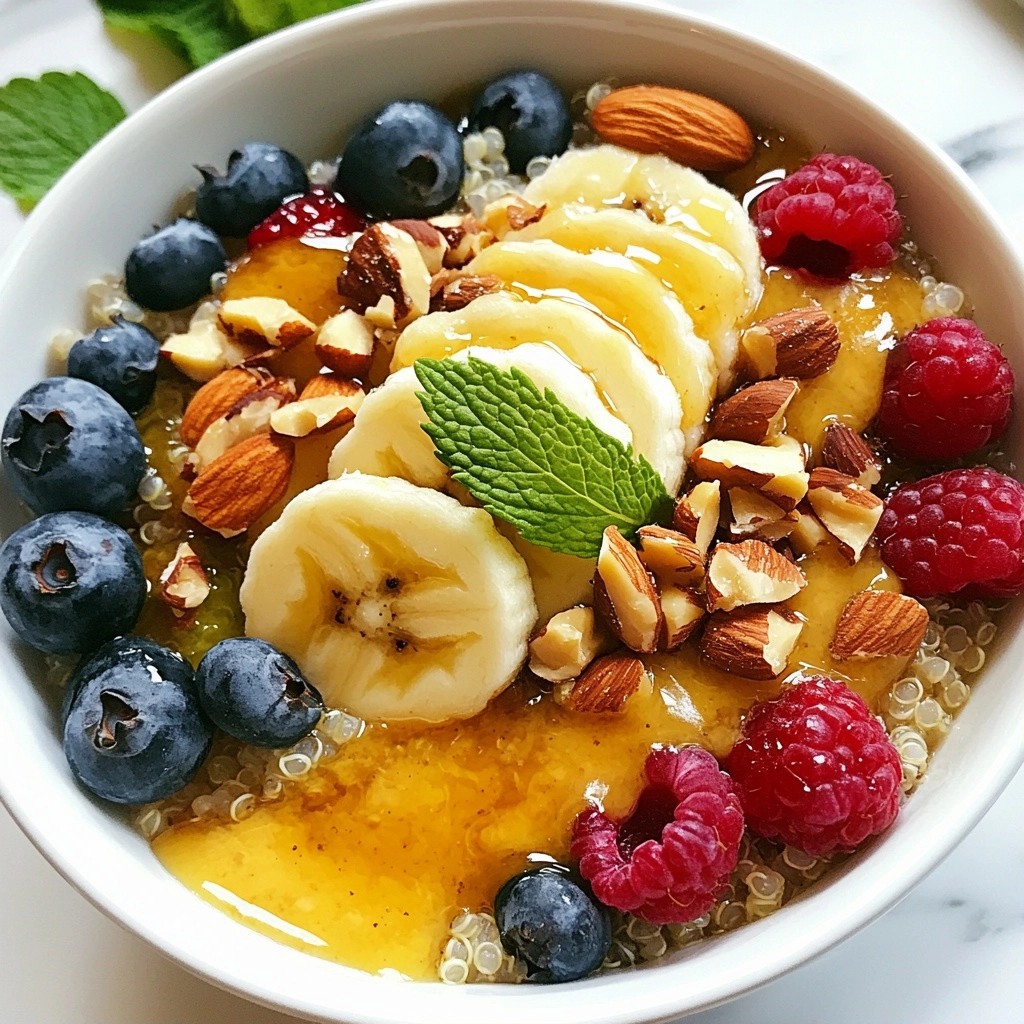 Hearty Simple Cooking Quinoa Breakfast Bowl Recipe