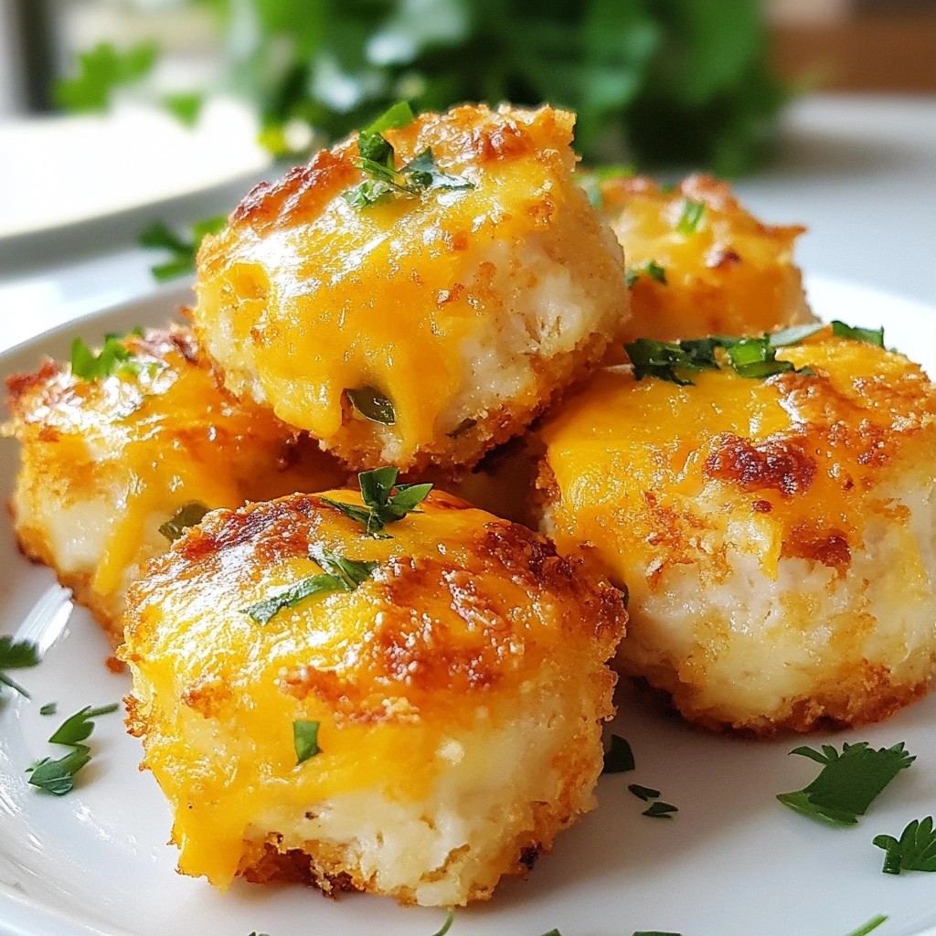 Cheesy quick snacks Jalapeño Turkey Bites Recipe