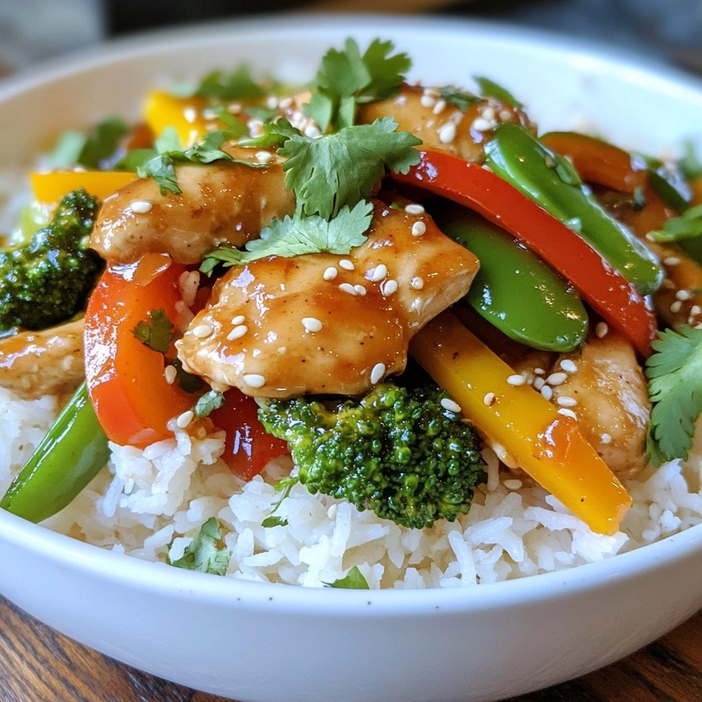 Tangy 30-Minute Meals Honey Garlic Chicken Stir Fry