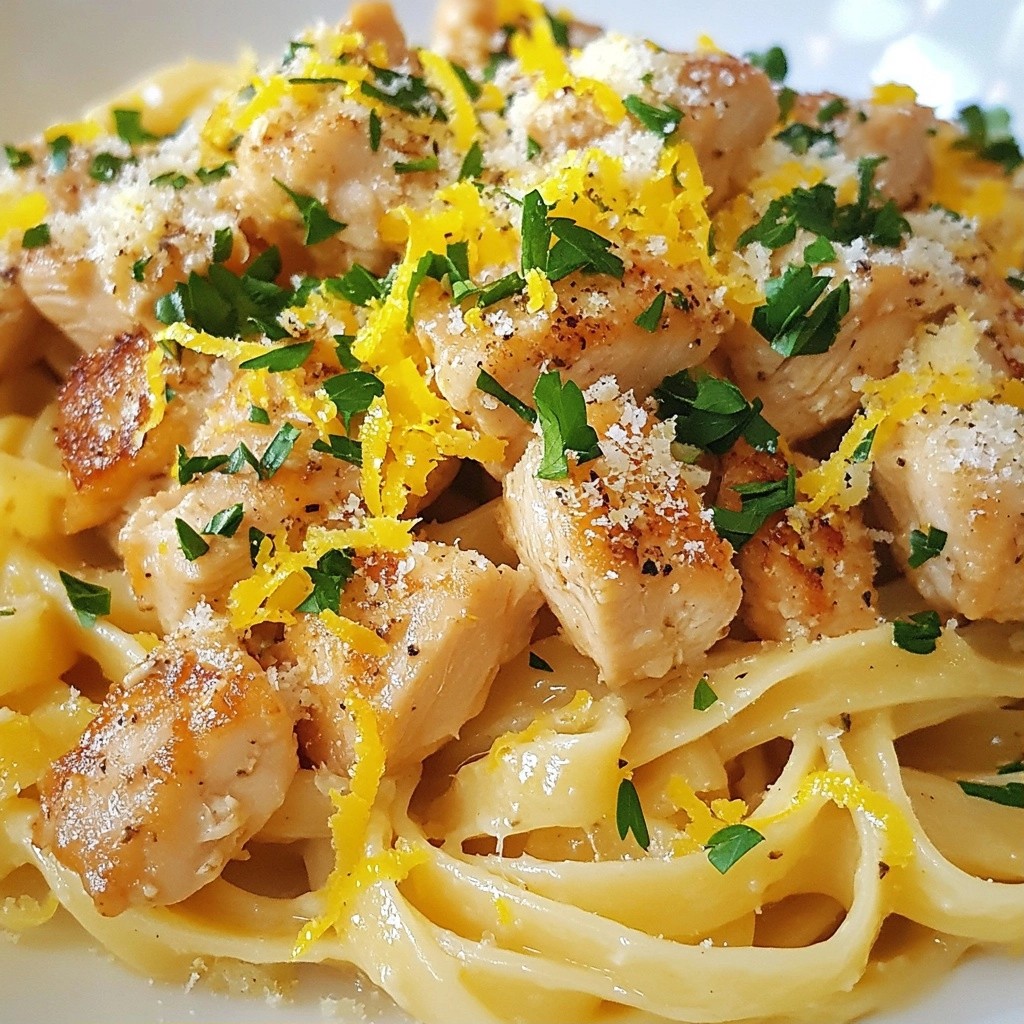 Flavorful 30-Minute Meals Garlic Lemon Chicken Pasta