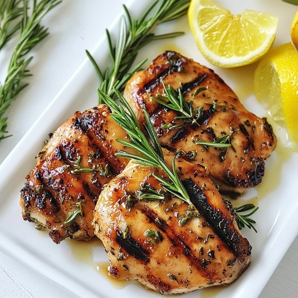 Zesty Fast Dinners Citrus Herb Grilled Chicken Recipe