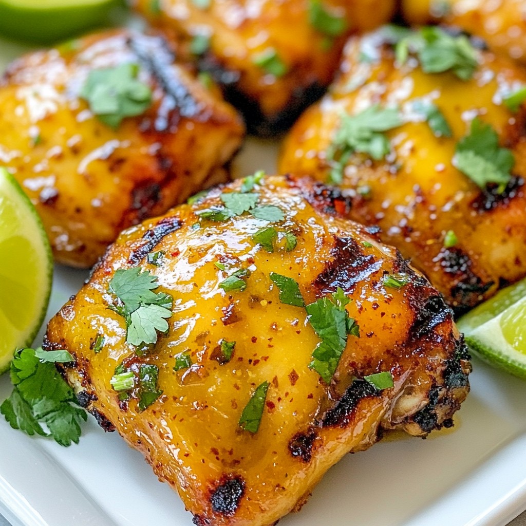 Fast Dinners Sweet Chili Lime Chicken Thighs Recipe