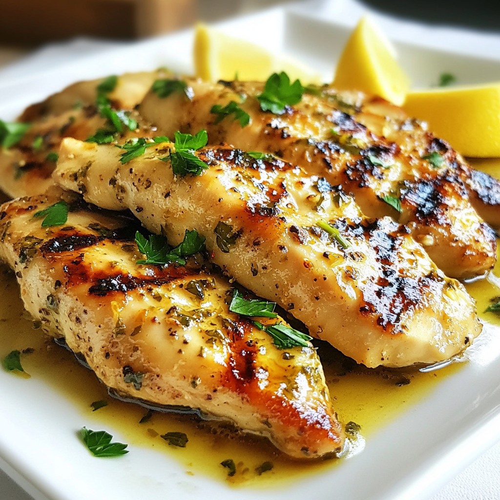 Juicy Quick Recipes Grilled Lemon Herb Chicken Delight