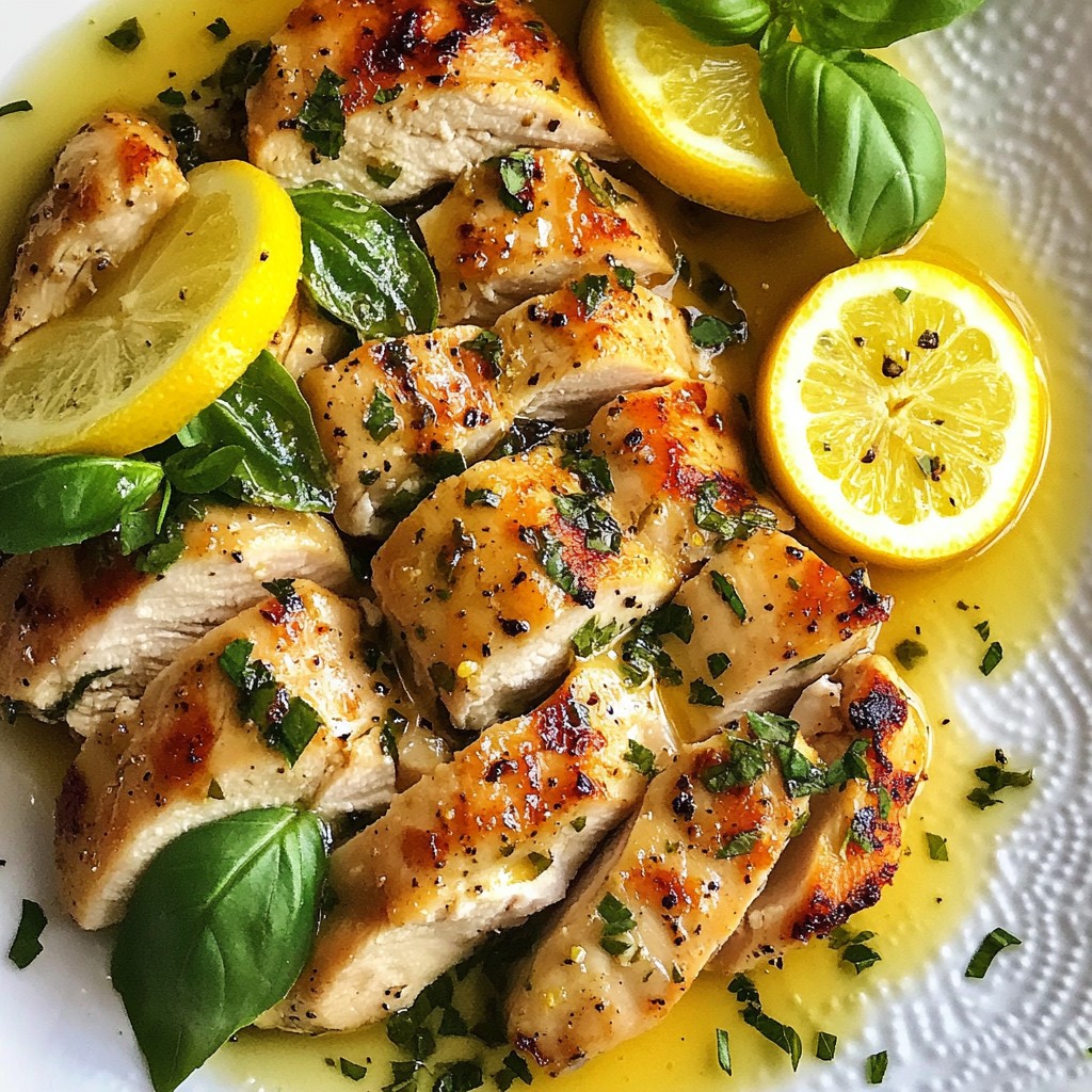 Tasty Quick Recipes Lemon Basil Chicken Breasts