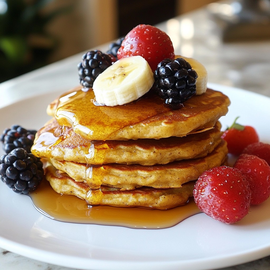Fluffy Easy Meals Oatmeal Protein Pancakes Recipe