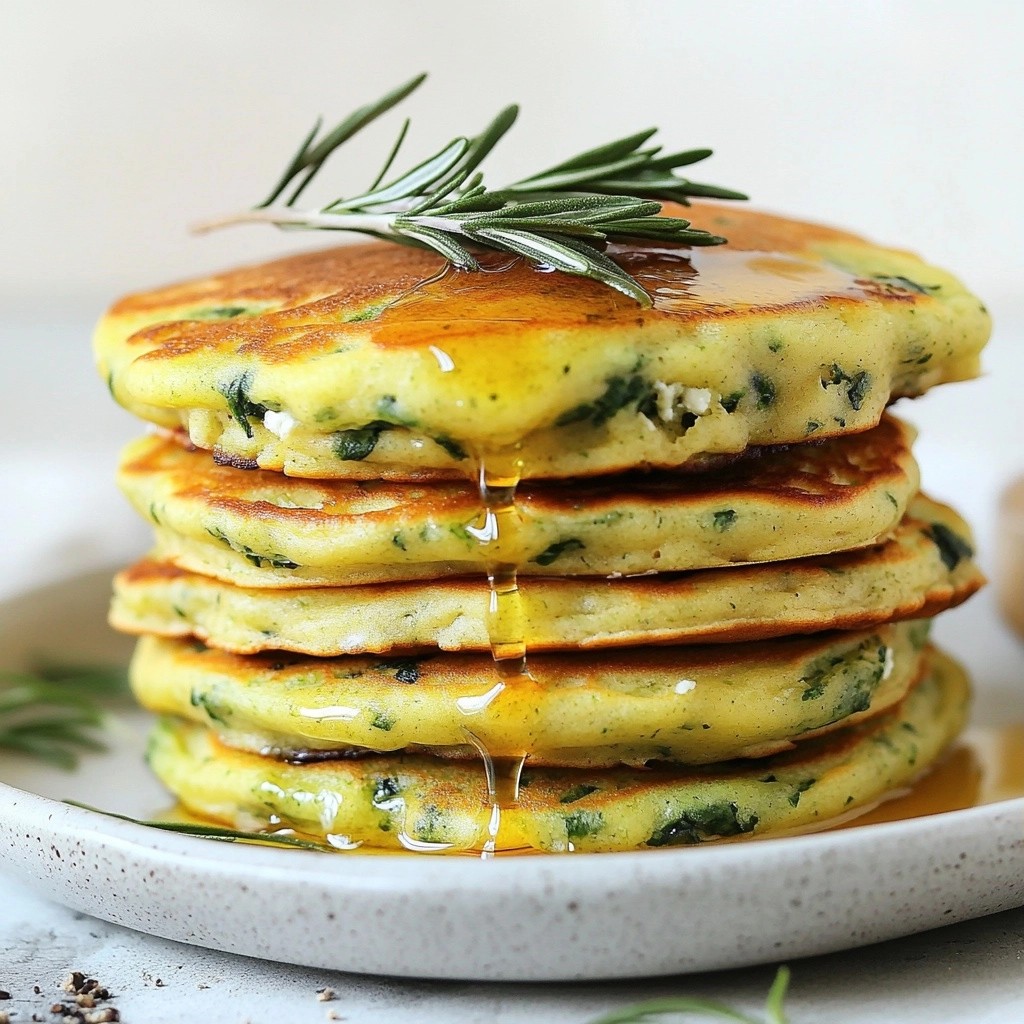 Fluffy Spinach Ricotta Pancakes Easy and Delicious Recipe