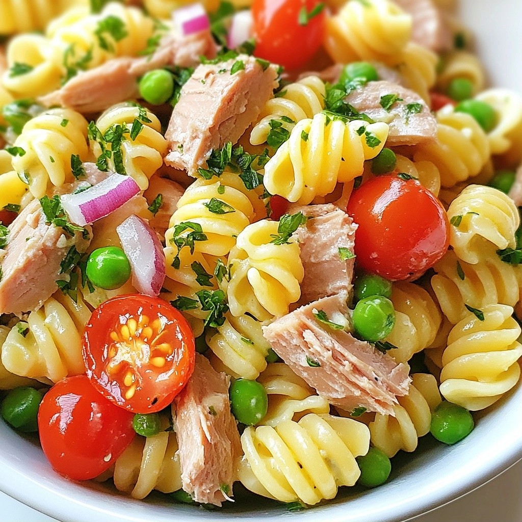 Creamy Easy Meals Tuna Pasta Salad Simple Recipe