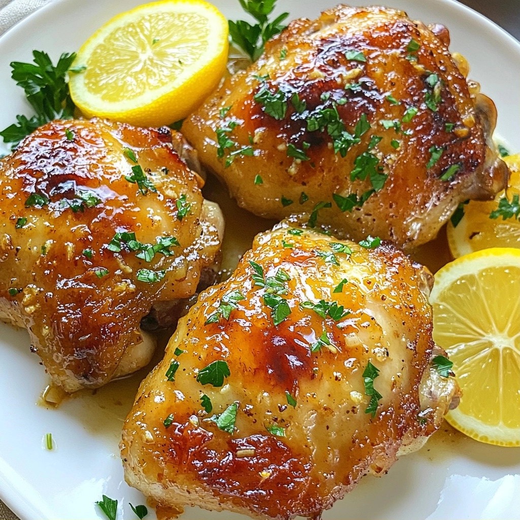 Crispy Quick Recipes Lemon Garlic Chicken Thighs