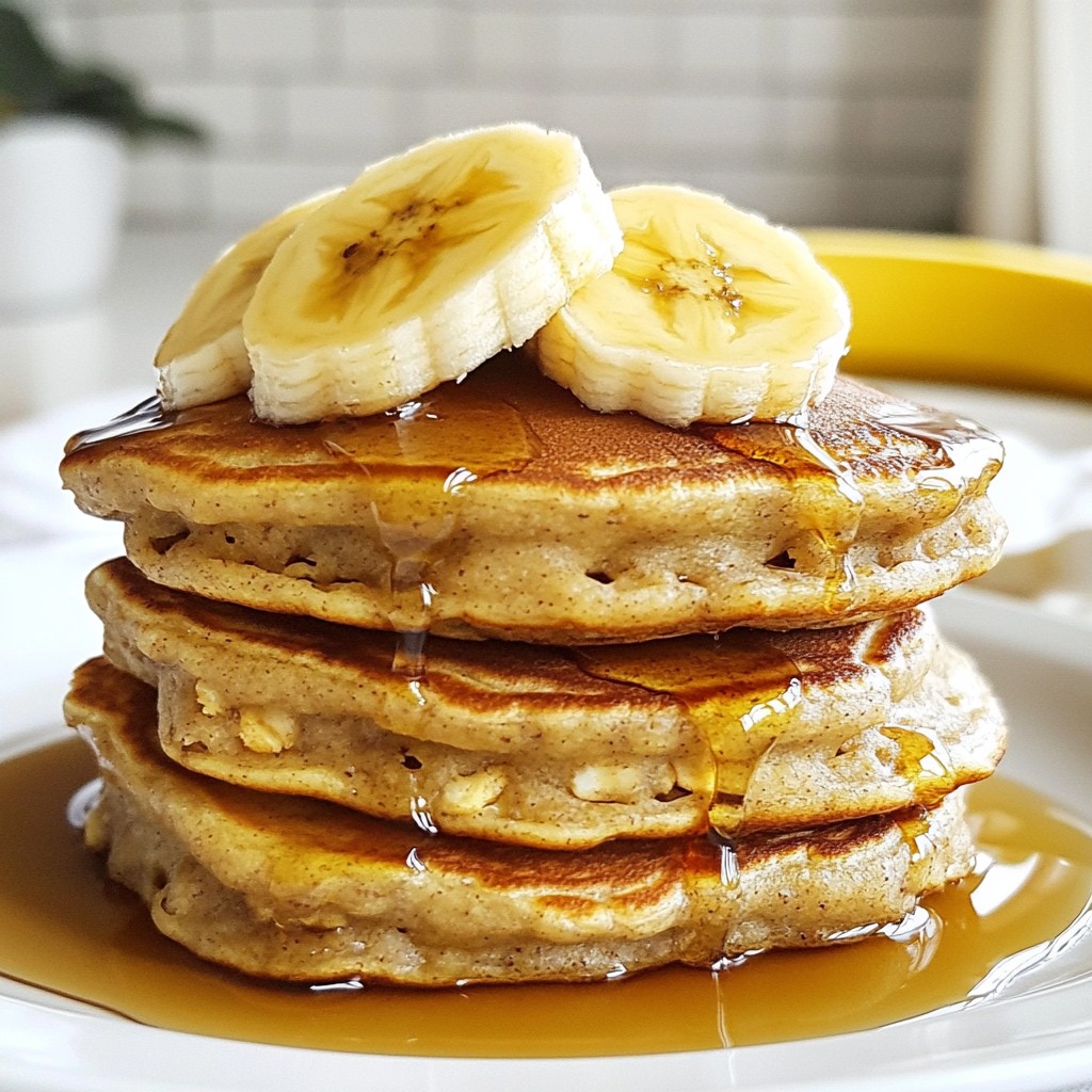 Fluffy Easy Meals Banana Oat Pancakes Recipe