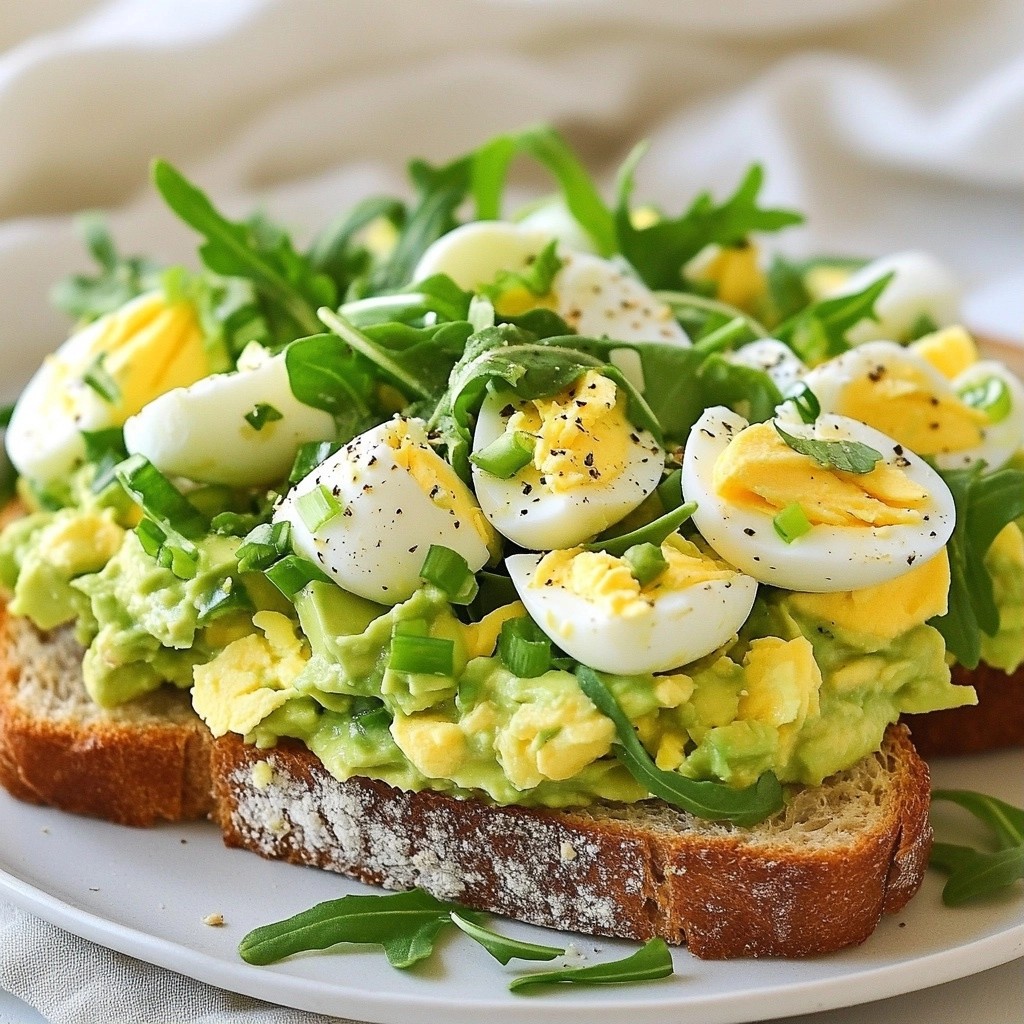 Creamy Easy Meals Avocado Egg Salad Sandwiches