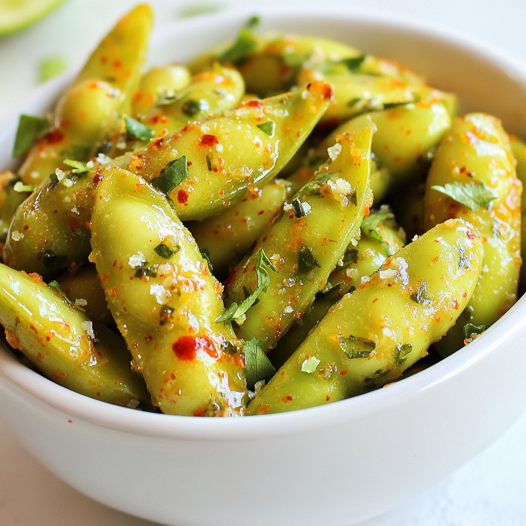 Spicy Quick Snacks Chili Lime Edamame Recipe Guide