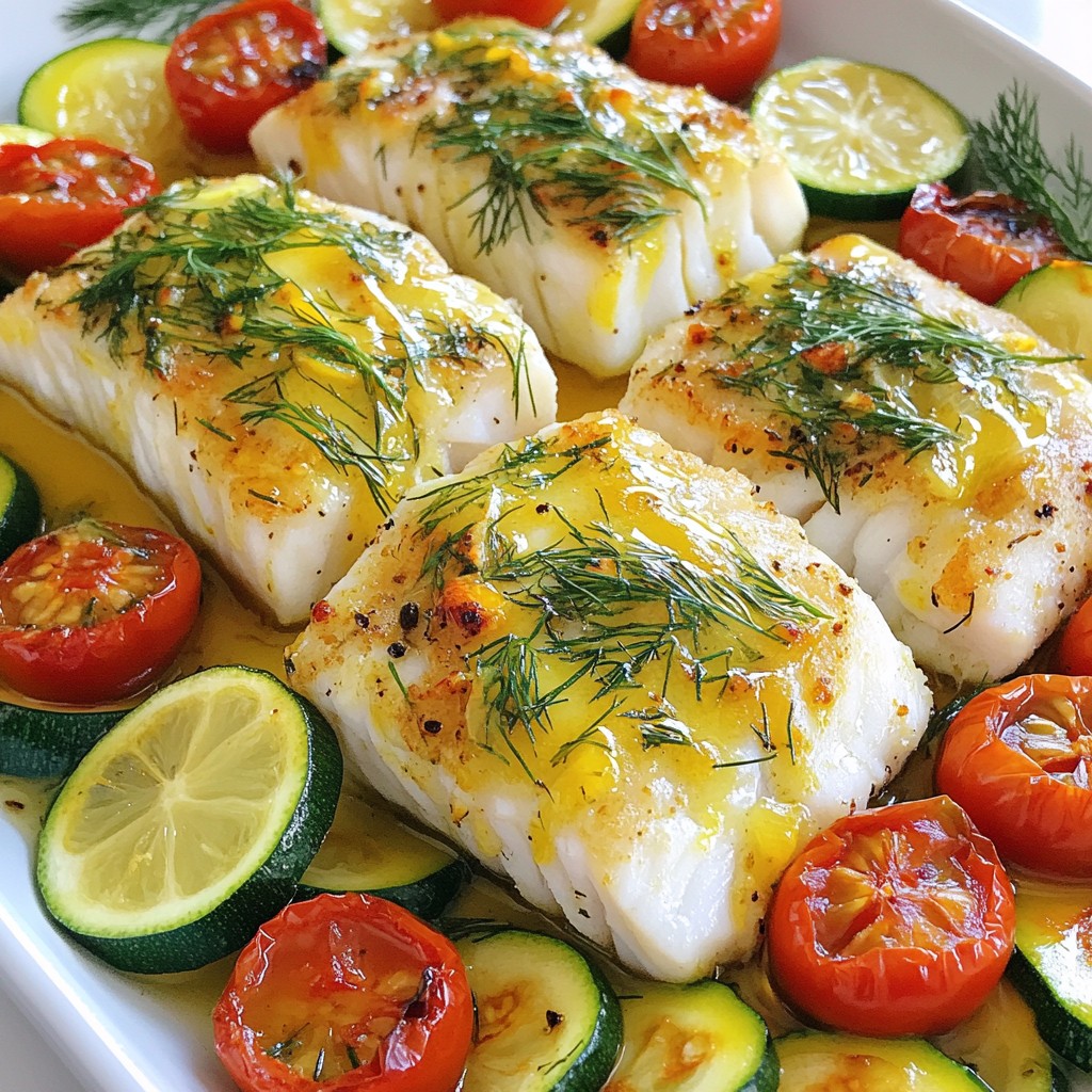 Gourmet 30-Minute Meals Lemon Dill Cod Delight