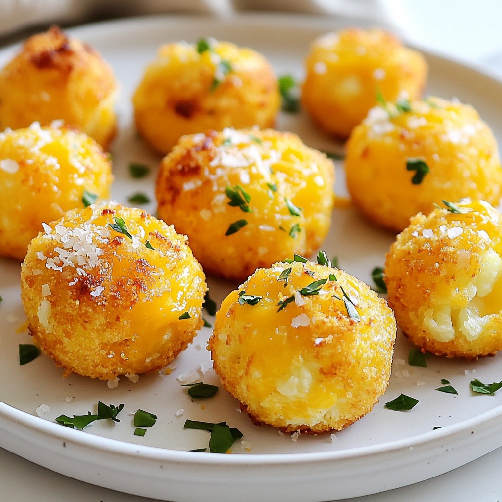 Cheesy Quick Snacks Baked Cauliflower Bites Delight