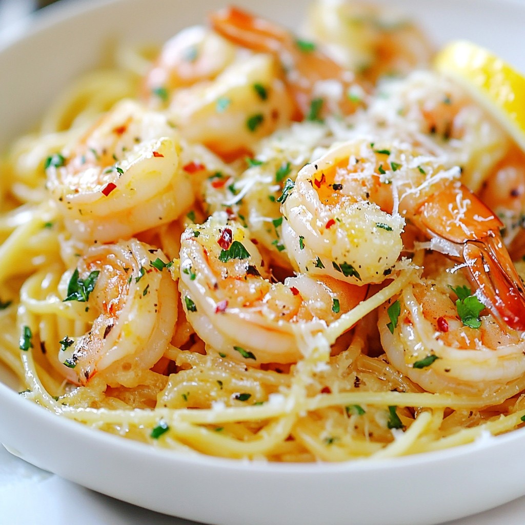 Savory 30-Minute Meals Shrimp Scampi Pasta Delight