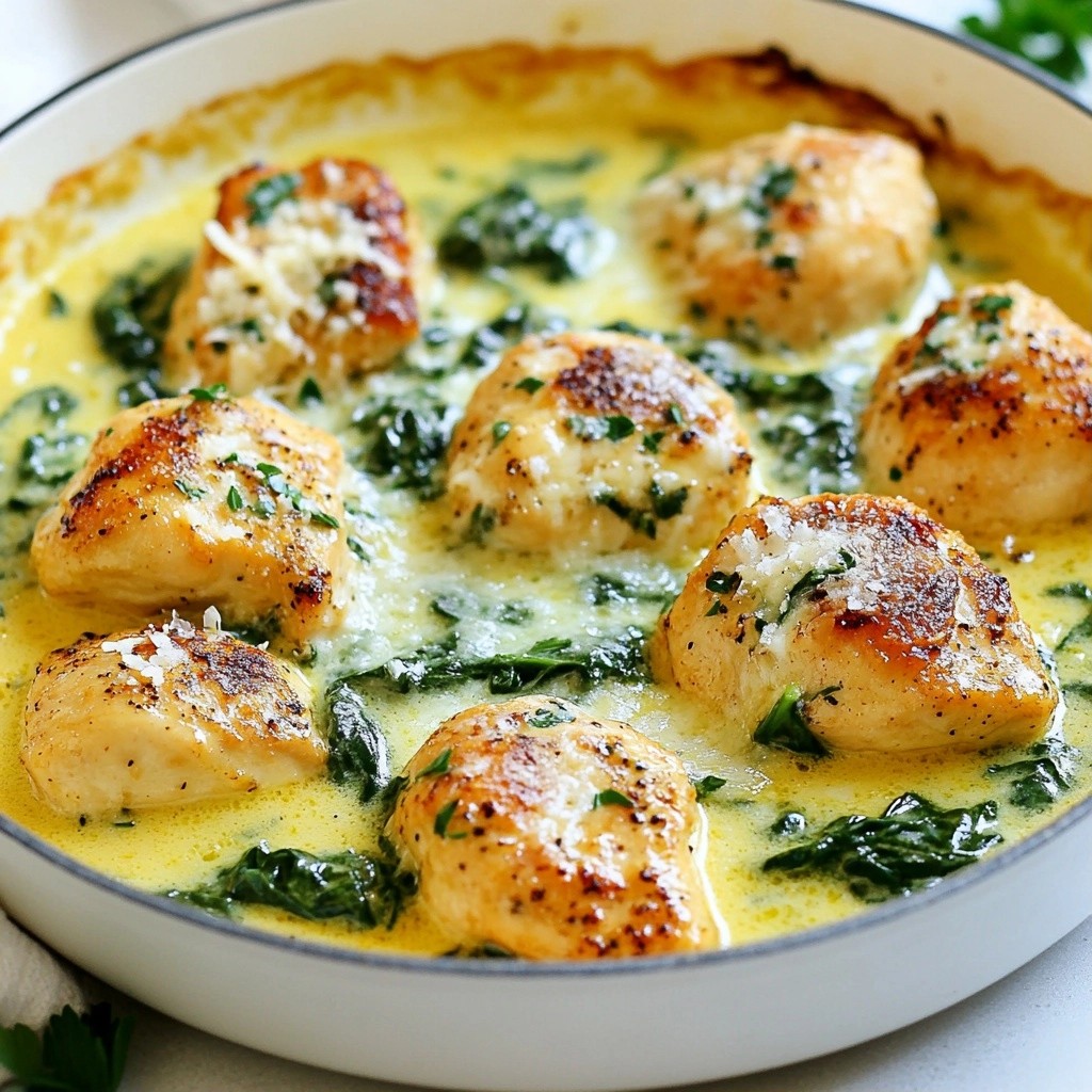 Garlicky 30-Minute Meals Creamy Chicken Skillet Delight