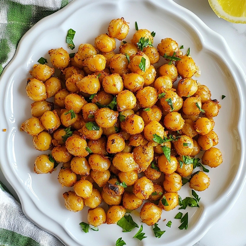 Crunchy Quick Snacks Spicy Roasted Chickpea Mix
