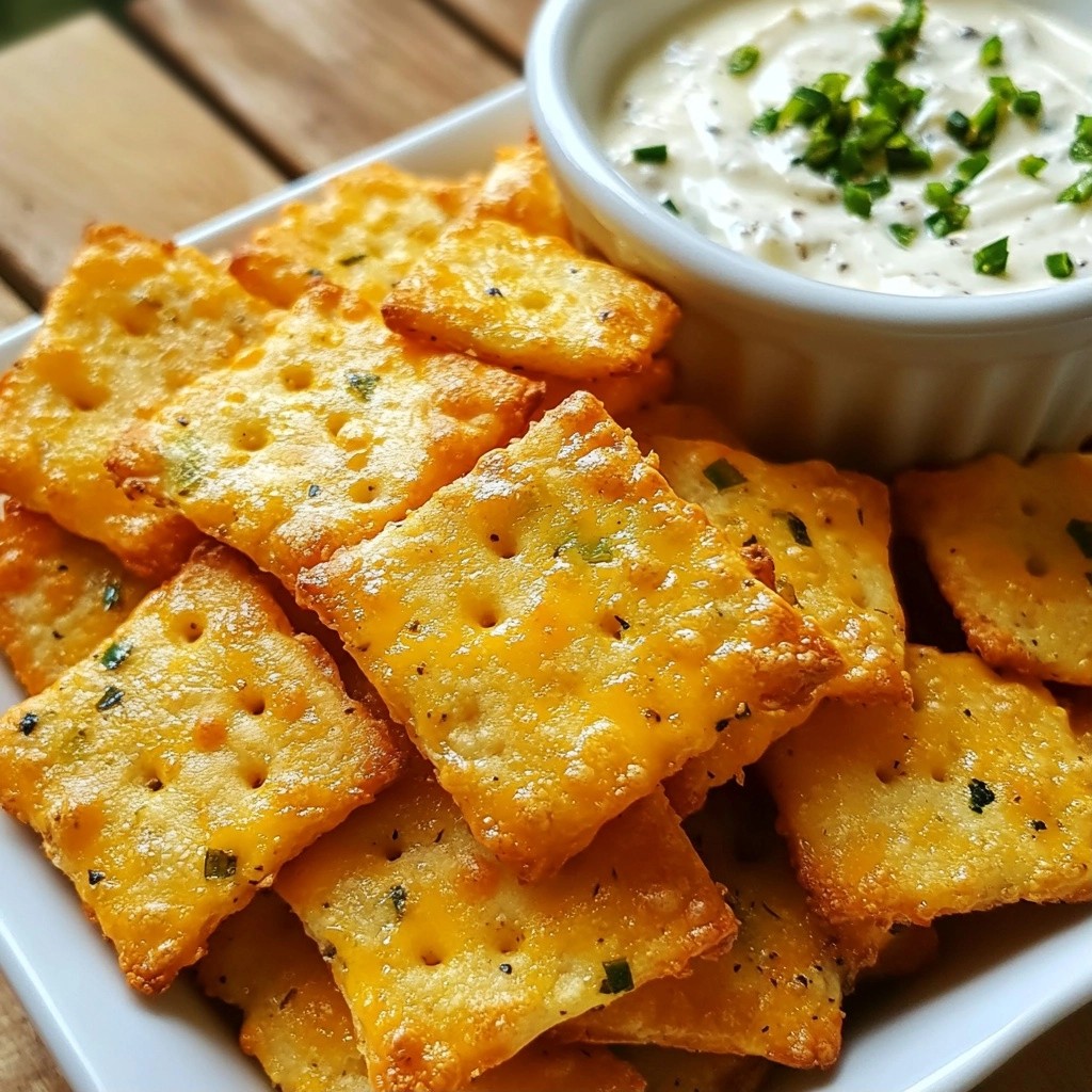 Spicy Quick Snacks Jalapeño Cheddar Crackers Recipe
