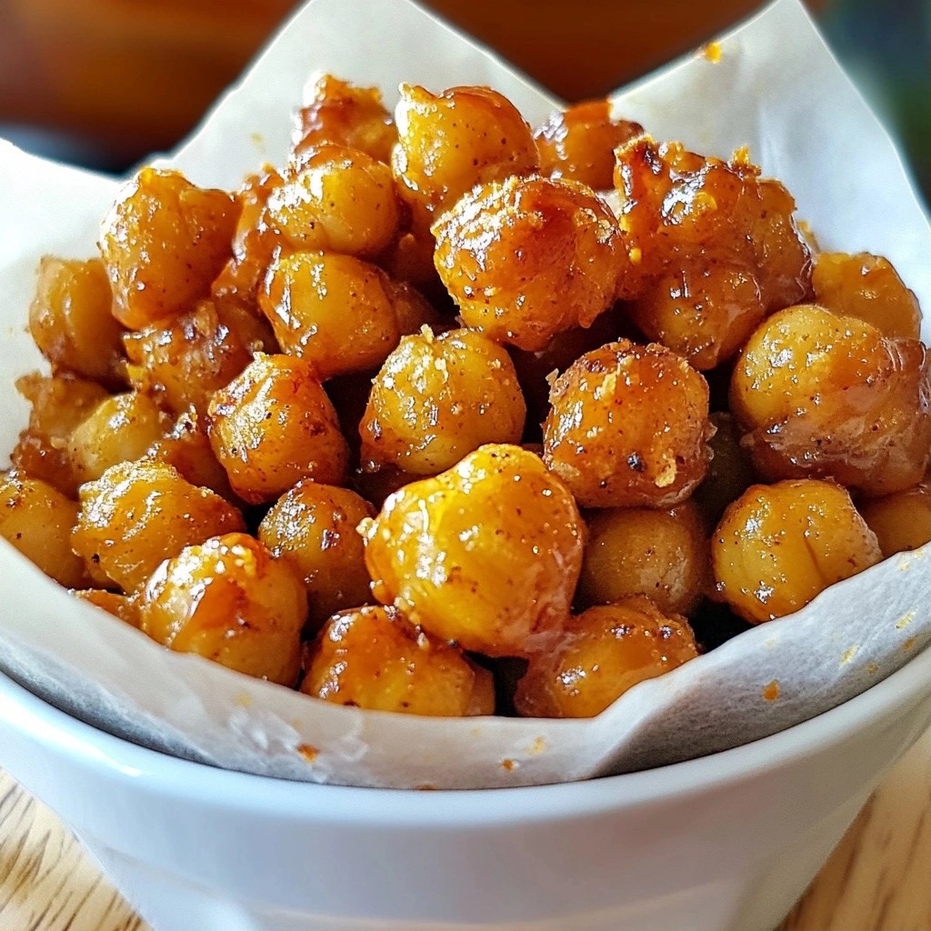 Quick Snacks Crunchy BBQ Chickpea Bites Recipe