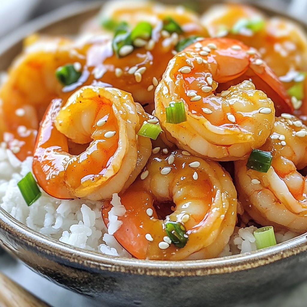 Gourmet 30-Minute Meals Honey Garlic Shrimp Delight