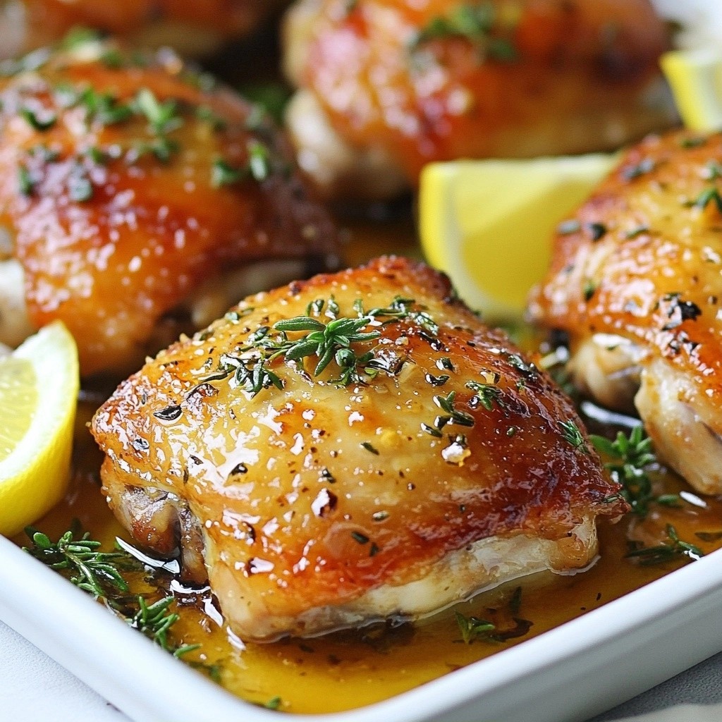 Tender Quick Recipes Herb Roasted Chicken Thighs
