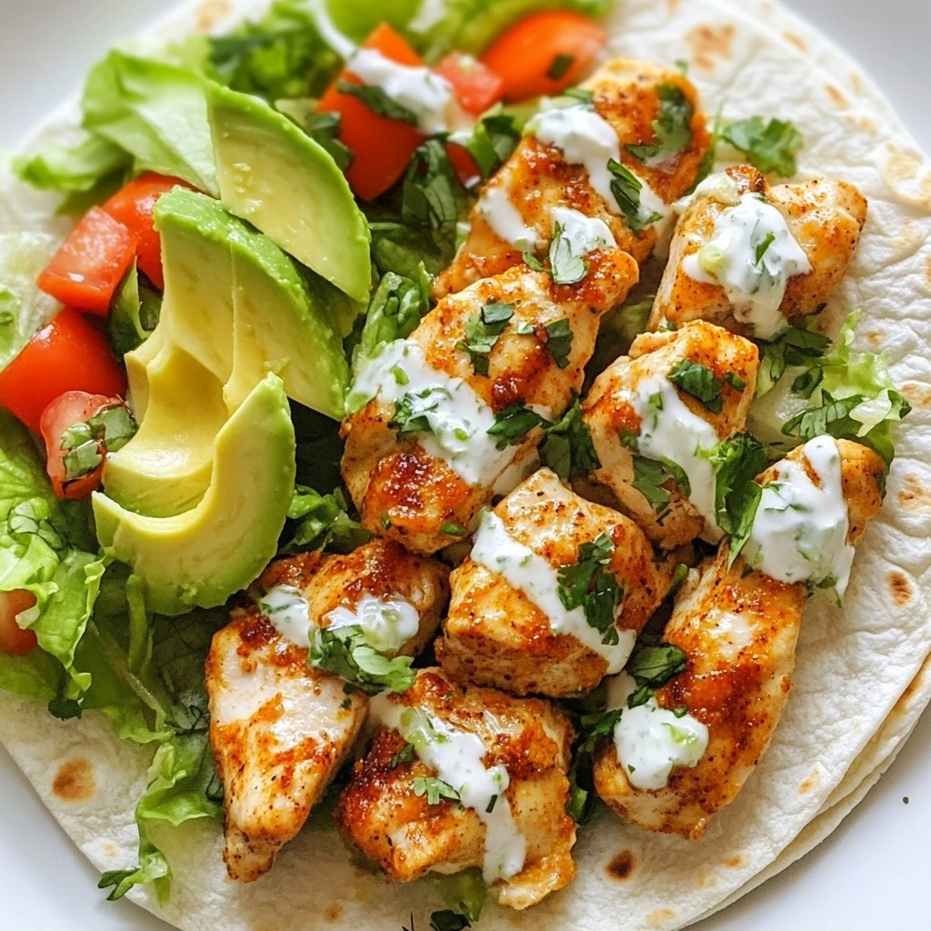 Zesty Quick Recipes Lime Chili Chicken Wraps Delight