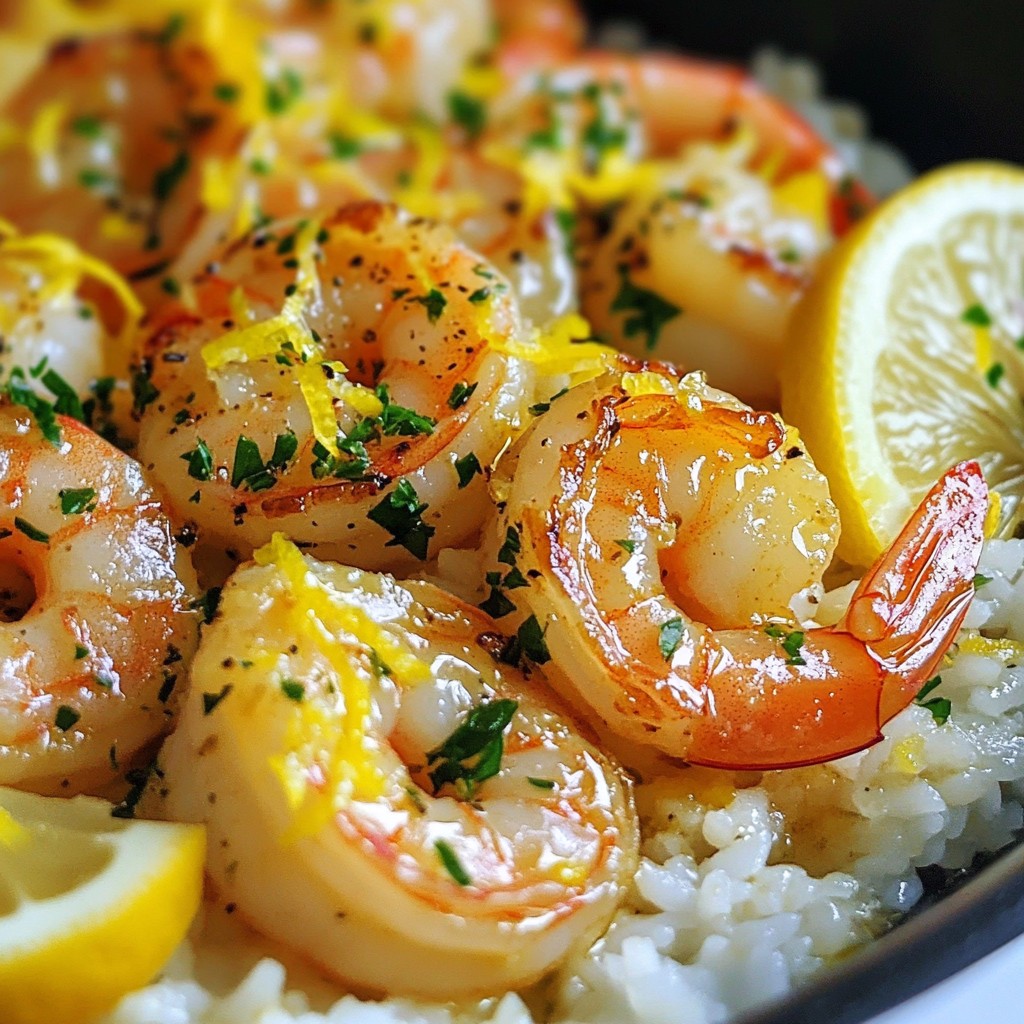 Flavorful 30-Minute Meals Garlic Lemon Shrimp Dish