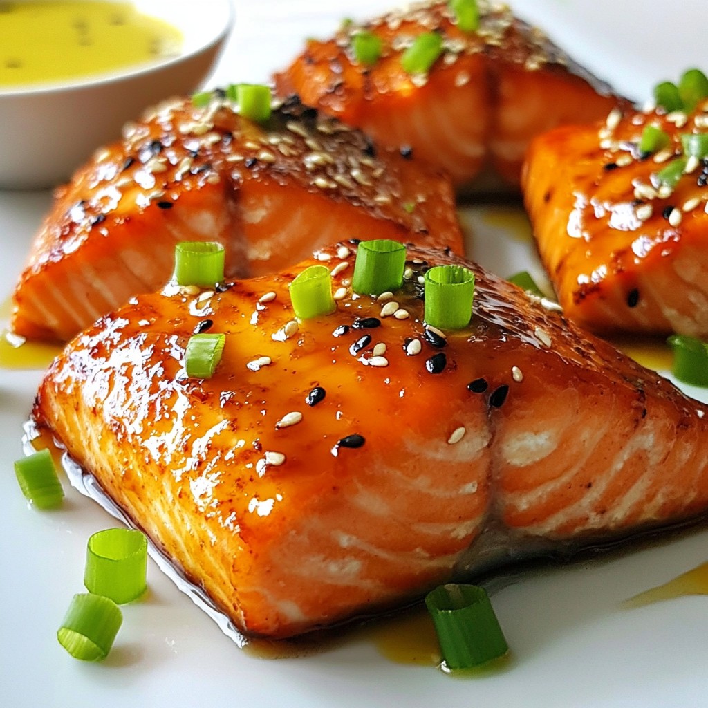 Gourmet 30-Minute Meals Maple Glazed Salmon Delight