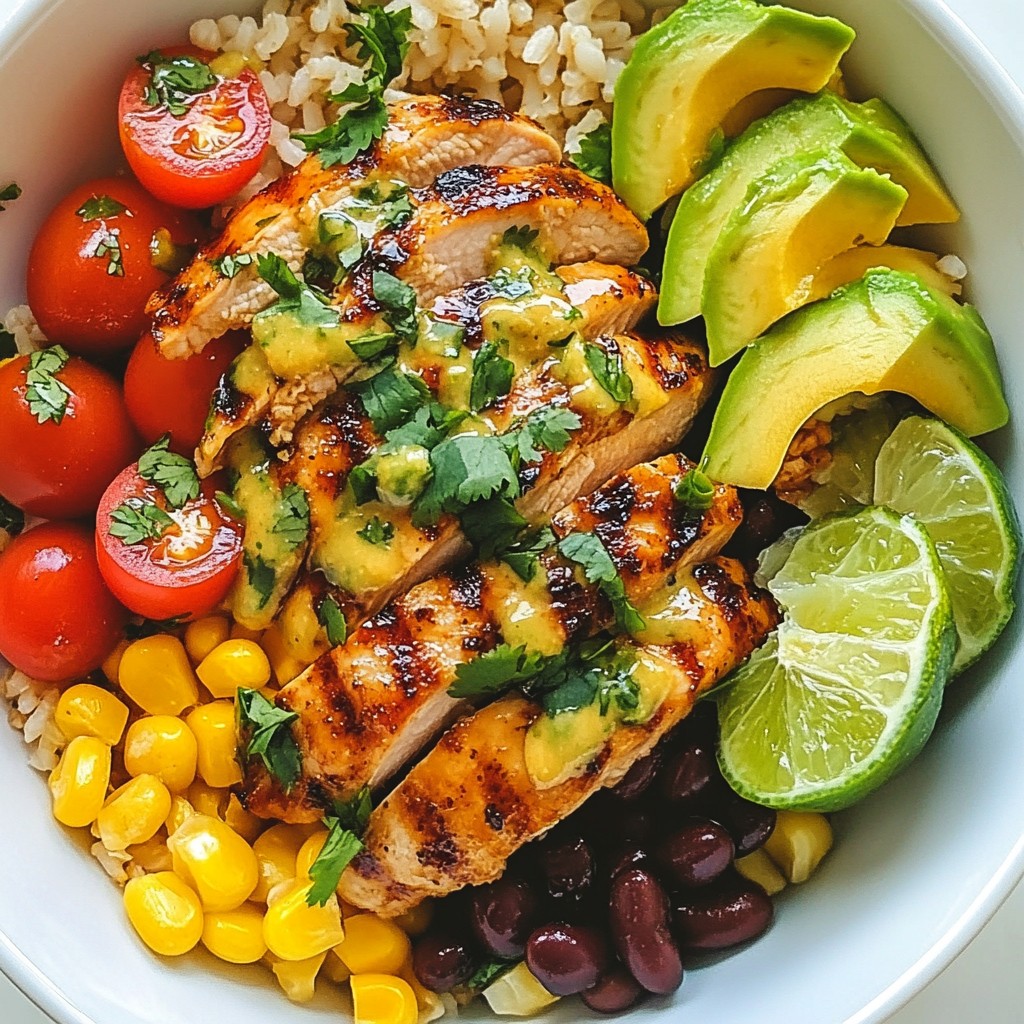 Sizzling Fast Dinners Cilantro Lime Chicken Bowl