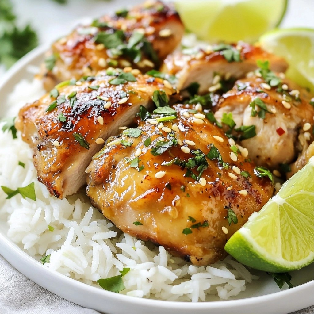 Flavorful 30-Minute Meals Ginger Lime Chicken Recipe
