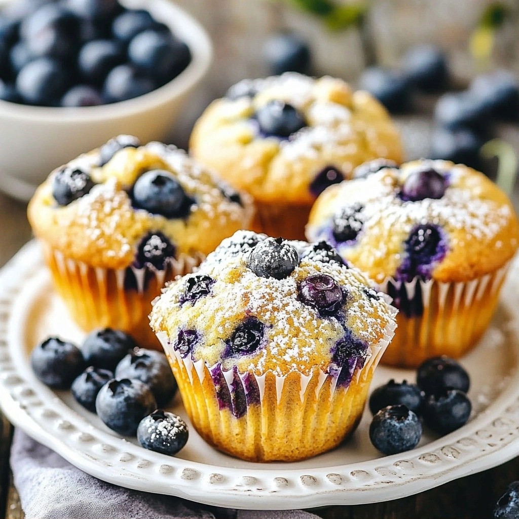Fluffy Easy Meals Blueberry Oat Muffins Recipe