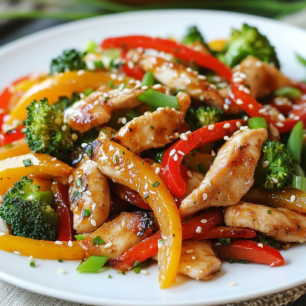 Spicy Quick Recipes Chicken Stir Fry Savory Delight