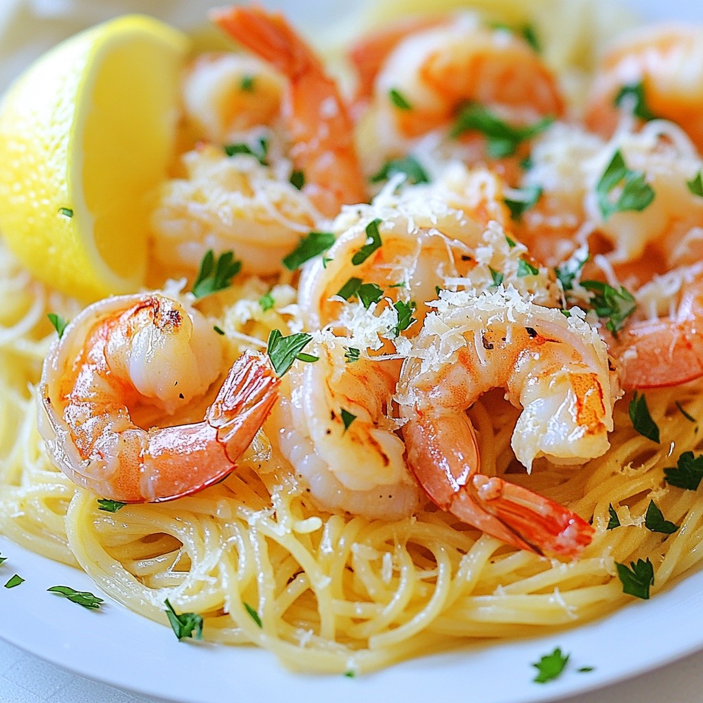 Savory 30-Minute Meals Shrimp Scampi Pasta Delight