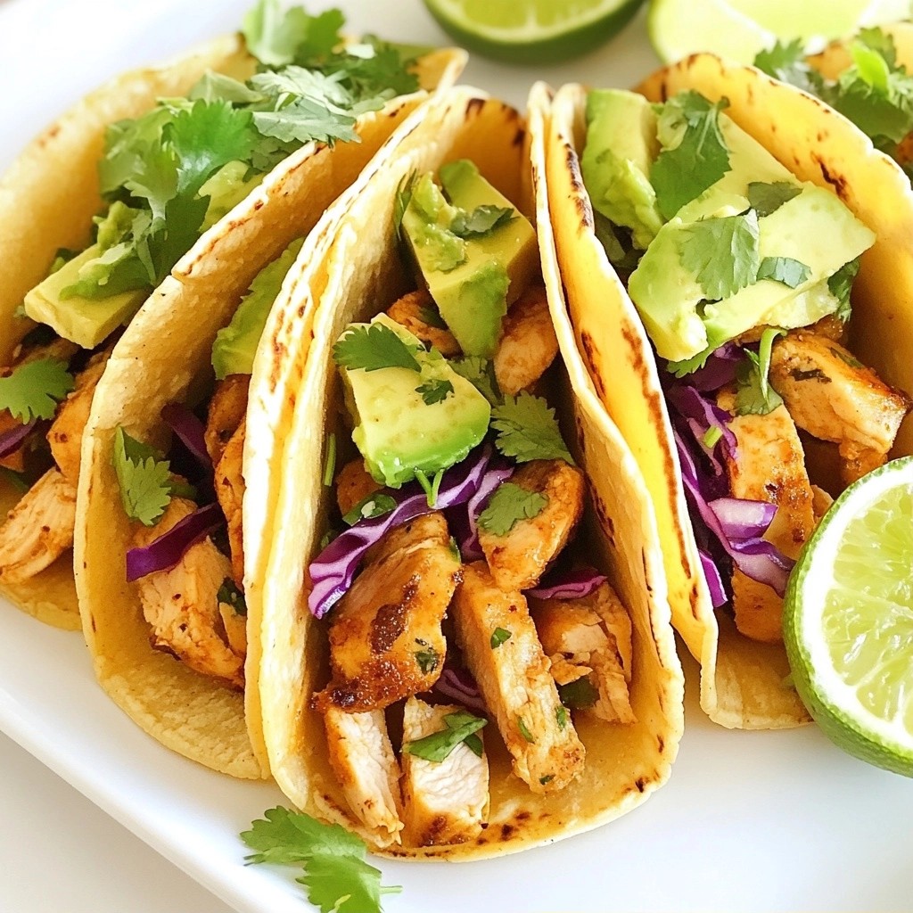 Zesty Quick Recipes Spicy Lime Chicken Tacos Delight