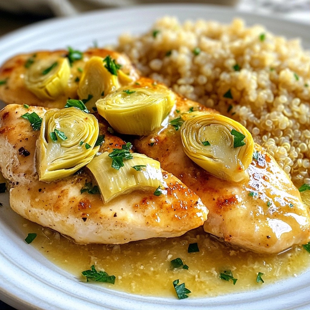 Savory 30-Minute Meals Lemon Artichoke Chicken Recipe