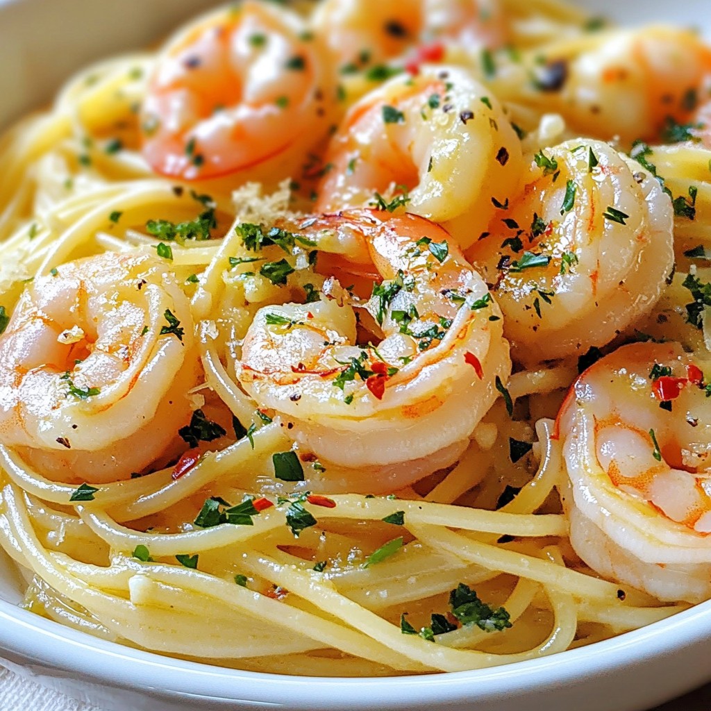 Savory 30-Minute Meals Shrimp Scampi Pasta Dish