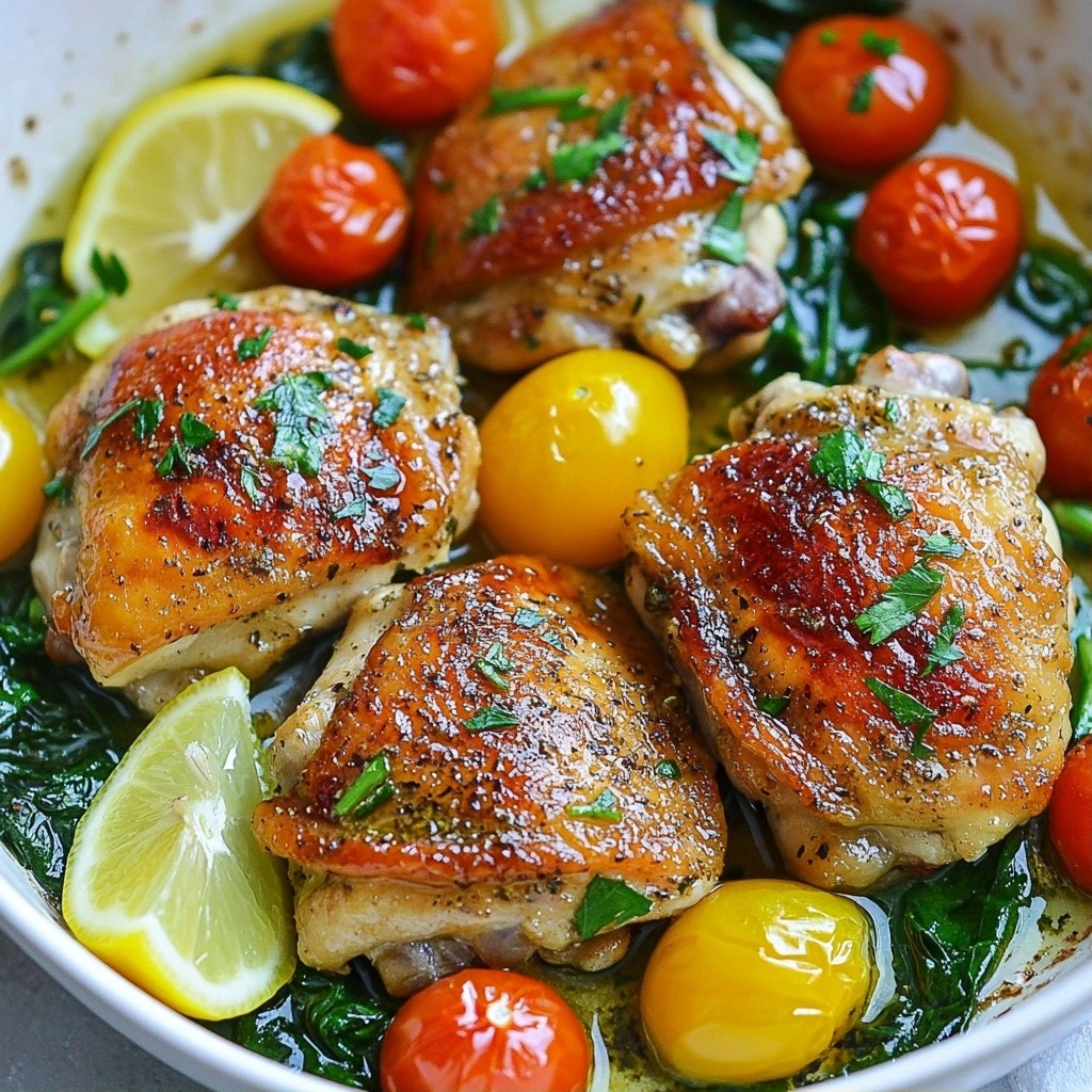 Gourmet 30-Minute Meals Herb Butter Chicken Skillet